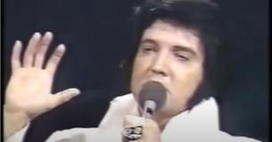 Elvis Presley canta "How Great Thou Art" en una actuación de 1977