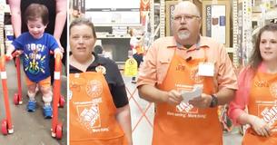 Vater begibt sich zum Home Depot, um Teile für die Gehhilfe seines kleinen Jungen zu besorgen — ihm wurde aber gesagt, er soll in einer Stunde zurückkommen