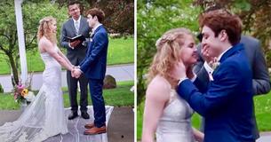 Teenager heiraten im Vorgarten der Braut, nachdem man ihm gesagt hat, dass er noch 3-6 Monate zu leben hat