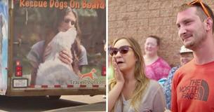 Couple Finds Shelter Dogs Caring Homes–Moving Adoptions Make It Worthwhile
