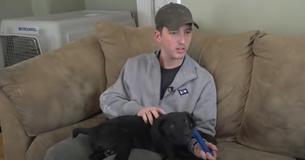 Deaf Man Rescues Deaf Puppy And Trains Him To Use Sign Language