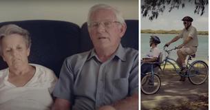 Un mari invente un siège de vélo pour sa conjointe atteinte d'Alzheimer afin qu'il puisse l'emmener en balade