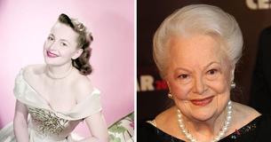 Die 103-jährige "Vom Winde verweht"-Schauspielerin Olivia de Havilland, fotografiert als 102-Jährige