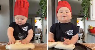 Un chef d'un an se fait connaître sur Internet grâce à ses cours de cuisine