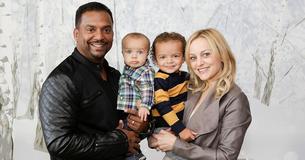 Alfonso Ribeiro, el famoso Carlton de "El príncipe del rap", ya tiene cuatro niños encantadores
