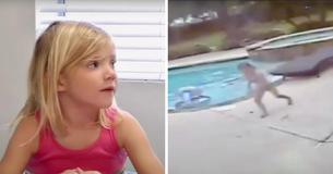 Une courageuse fillette de 5 ans saute dans une piscine pour sauver sa mère de la noyade après une crise