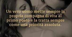 Un vero uomo mette sempre la propria partner al primo posto