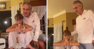 Andrea Bocelli interprète le plus beau duo avec sa fille Virginia