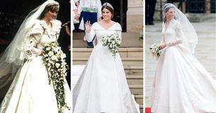 Sept robes de mariée Royales les plus précieuses par ordre de prix : De la Princesse Eugénie à la Princesse Diana