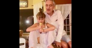 Le duo d'Andrea Bocelli et sa fille a ému les cœurs