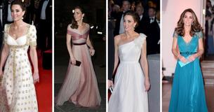 Les robes royales : Les plus beaux looks de Kate Middleton sur le tapis rouge