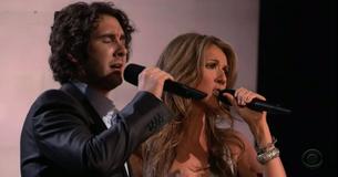 Josh Groban y Céline Dion se reencuentran nueve años después para interpretar "The Prayer"