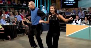 Un duo père et fille remporte le concours national de danse Shag