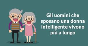 Gli uomini che sposano donne intelligenti vivono più a lungo, secondo una nuova ricerca