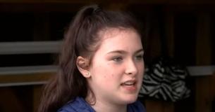 Une fille âgée de 4 ans a été sauvé d'un enlèvement par une courageuse voisine de 12 ans