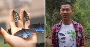 Man Repopulates A Rare, Beautiful Butterfly Species In His Private Garden