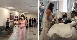 Couple Gets Married In Hospital After Groom Contracts The Coronavirus