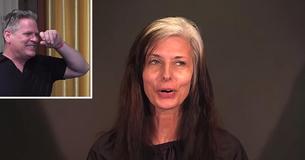 Bizarre transformatie van vrouw roert man tot tranen