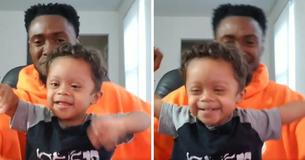 Un jeune enfant célèbre ses onze mois sans cancer dans une adorable vidéo de danse avec son père