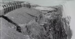 Niagara Falls stortte in de jaren vijftig in en dit werd op beeld vastgelegd