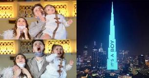 Koppel geeft 80.000 euro uit om geslacht van baby op de Burj Khalifa te onthullen