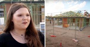 Tiener koopt op 19-jarige leeftijd haar eerste huis terwijl ze alleen bij fastfood restaurant heeft gewerkt