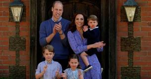 Kate Middleton en prins William hebben nieuwe foto's van George, Charlotte en Louis gepost