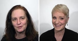 Une femme fait un incroyable Relooking en devenant une blonde sexy