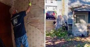 Un électricien remarque que la maison d'une femme de 72 ans est en train de s'effondrer lorsqu'il va réparer les lumières
