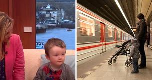 Мальчик засыпает в поезде, а незнакомец передает маме записку, в которой высказывается о ее методах воспитания