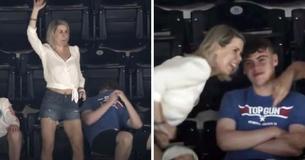 Un adolescent est mortifié alors que sa mère montre des mouvements de danse sur le Jumbotron de San Diego Padres