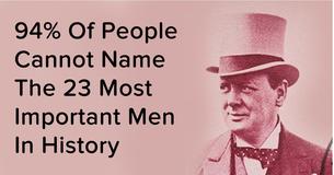 Majority Of Readers Struggle To Identify 23 Of History's Important Male Figures