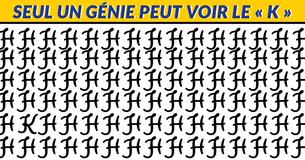 Seuls les lecteurs ayant une vision claire peuvent repérer l'intrus 