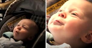 Kleines Baby begeistert das Internet, als es versucht, den Karen Carpenter Song mitzusingen