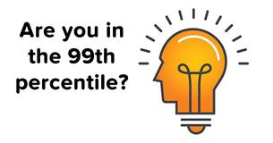 If Test Takers Receive 14/15, Their Intelligence Is In 99th Percentile