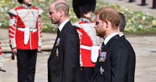Prinz Harry sagte zu seinem Bruder William, die Beerdigung war "Wie Philip sie wollte"  laut Lippenleser
