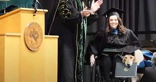Service Dog Helped His Owner Through Grad School, So The University Gave Him His Own Degree