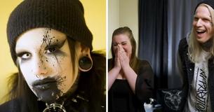 "Death Core"-Tätowiererin unterzieht sich radikalem Glam-Makeover und überrascht Familie