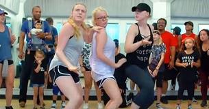 Girls Attend Dance Class — Their Mother Jumps In On Routine And Steals The Show