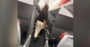 Woman Duct-Taped To Seat After Attempting To Open Plane’s Door Mid-Flight