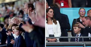 Footage Shows Prince William Consoling Sad Prince George Following England's Devastating Defeat