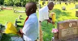Sweet Teen With Special Needs Visits Mom's Grave To Say: 'I Did It. I Graduated Today.'