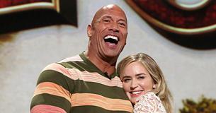 Emily Blunt And Dwayne Johnson Surprise Janitor Who Realized Dream Of Becoming Teacher At 43