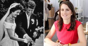 Kennedy's Enkelin Tatiana Schlossberg und ihr Partner sahen ihm und Jacqueline bei ihrer Hochzeit sehr ähnlich