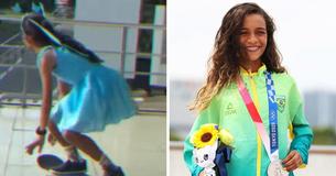 Girl Gains Internet Attention At 7 For Skateboarding In A Fairy Costume, Becomes Olympic Champion At 13
