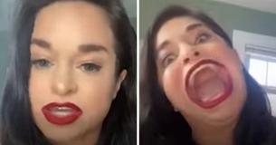 Mouth-Zilla TikTok Star Achieves Guinness World Record For Category 'Biggest Mouth'