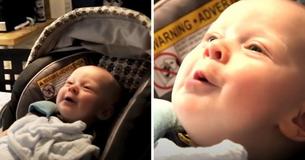 Tiny Baby Blows Up Internet As He Adorably Tries To Sing Along With Karen Carpenter Song