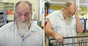 Struggling Veteran Is Unable To Buy A Lot Of Groceries Until Stranger Tells Him It's Their Turn