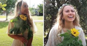 Se casó con ella misma en una boda de bajo coste, tras un noviazgo fallido