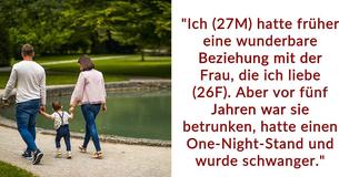 Mann fragt, ob es falsch ist, dass er sich weigert, den Sohn seiner Frau zu adoptieren, und verlässt sie, nachdem er kritisiert wird